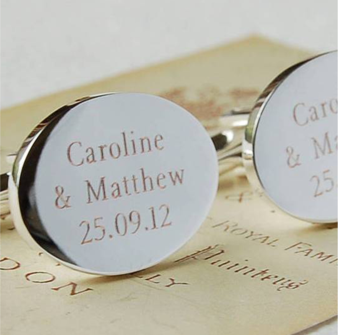 Engravable Cufflinks