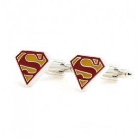 Superman Enamel Cufflinks 