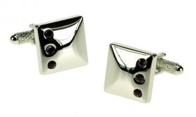 Cufflinks - Crystal Design 3 Amethyst