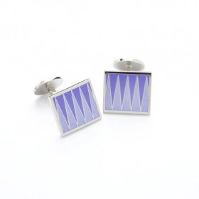 Cufflinks - Purple Lilac Square 