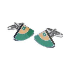 Cufflinks - Baseball Diamond