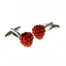 Cufflinks - Red Raspberry