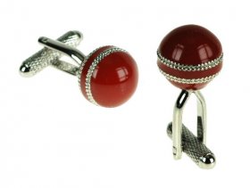 Cufflinks - Cricket Ball