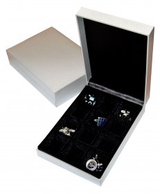 Cufflinks Storage Case Holds 12