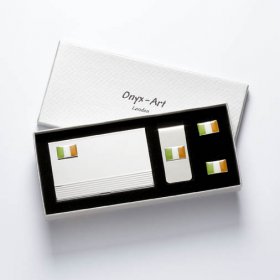Business Card / Money Clip / Cufflink Set - Irish