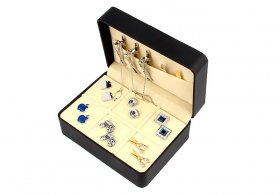 Cufflinks Storage Case Holds 6