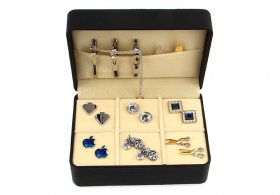 Cufflinks Storage Case Holds 6