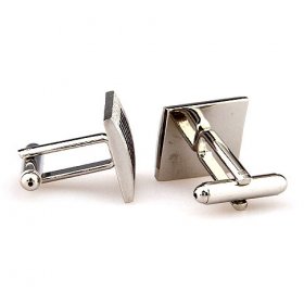 Cufflinks - Five Blue Stripe