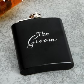 Amore 6oz Hip Flask - The Groom 