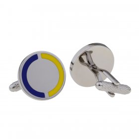 Cufflinks - Club & County - Blue & Yellow