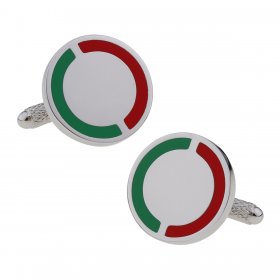 Cufflinks - Club & County - Green & Red