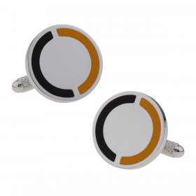 Cufflinks - Club & County - Black & Amber