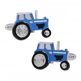 Cufflinks - Tractor Blue