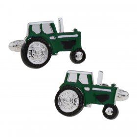 Cufflinks - Tractor Green