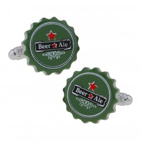 Cufflinks - Bottle Cap Beer