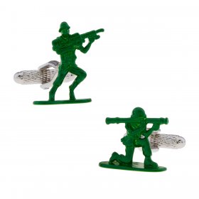 Cufflinks - Green Army Soldier