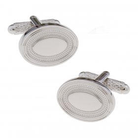 Cufflinks -  Deluxe Heavy Concentric Oval