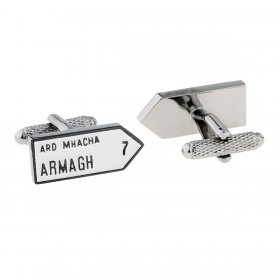 Irish County Road Sign Cufflinks - Armagh