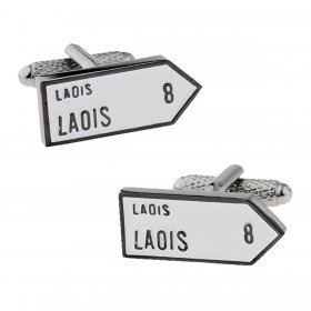 Irish County Road Sign Cufflinks - Laois