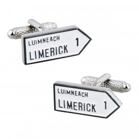 Irish County Road Sign Cufflinks - Limerick