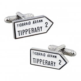 Irish County Road Sign Cufflinks - Tipperary