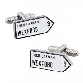 Irish County Road Sign Cufflinks - Wexford