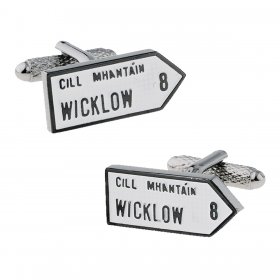 Irish County Road Sign Cufflinks - Wicklow