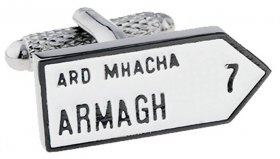  Irish County Road Sign Cufflinks - MIX