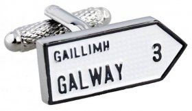  Irish County Road Sign Cufflinks - MIX