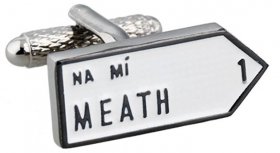  Irish County Road Sign Cufflinks - MIX