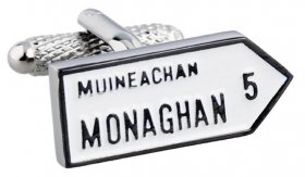  Irish County Road Sign Cufflinks - MIX