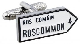  Irish County Road Sign Cufflinks - MIX