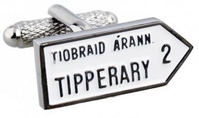  Irish County Road Sign Cufflinks - MIX