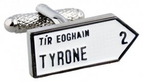  Irish County Road Sign Cufflinks - MIX