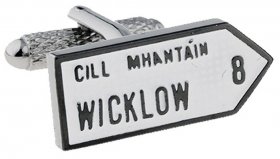 Irish County Road Sign Cufflinks - MIX