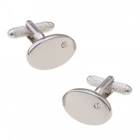 Cufflinks - Crystal Oval