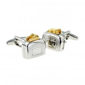 Cufflinks - Toaster with Popped Toast