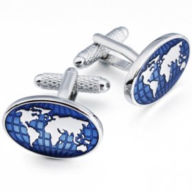 Cufflinks - World Map