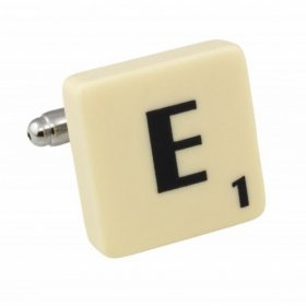 Scrabble Cufflink - Letter E