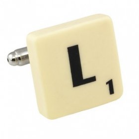 Scrabble Cufflink - Letter L