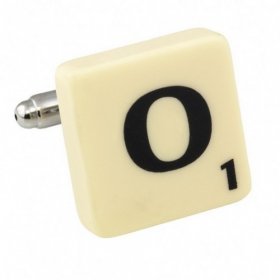 Scrabble Cufflink - Letter O