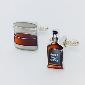 Cufflinks - Single Malt Whisky & Tumbler