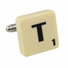 Scrabble Cufflink - Letter T