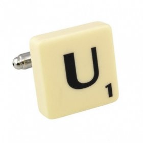 Scrabble Cufflink - Letter U