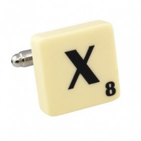 Scrabble Cufflink - Letter X