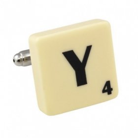 Scrabble Cufflink - Letter Y