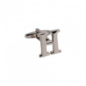 Letter H Cufflink