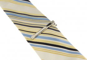  Tie Bar - Textured Squares 50mm