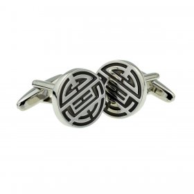 Cufflinks - Chinese Longevity Symbol