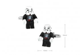 Cufflinks - Star Wars Lego Stormtrooper